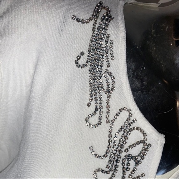 ✨NWT✨ JOSEPH A. Bejeweled Designer Sweater - Picture 2 of 8